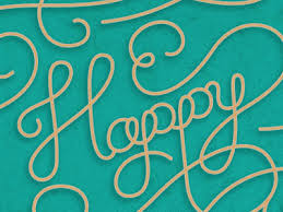 These words are welded/compounded together into a solid design. Happy Birthday By Kristen Brenner On Dribbble