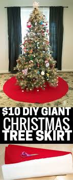 Giant Diy Christmas Tree Skirt A No Sew Tree Skirt Smart Fun Diy Diy Christmas Tree Skirt Cheap Christmas Trees Diy Christmas Tree