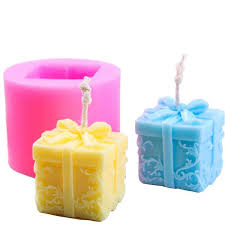 Christmas Gift Box Candle Mould Aroma Candle Gypsum Mold For Diy Candle Making Candle Molds Aliexpress