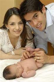 In this video you can see the amazing ricardo kaka in his prime.the brazilian magician made the world adore him for his beautiful performances for ac milan. Football Stars Ricardo Kaka Wife Caroline Celico With Kids Ricardo Kaka Real Madrid Soccer Caroline Celico