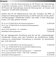Denn die mietforderung steht hier der von den eigentümern verschiedenen. Vermietung Und Verpachtung Neue Rechtsprechungsgrundsatze Bei Der Besteuerung Von Ferienwohnungen