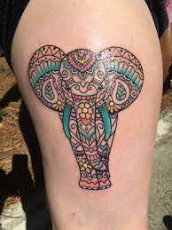 Mandala Elephant Tattoo Aztec Elephant Tattoo Tribal Elephant Tattoo Thigh Tattoo Elephant Tattoo Tribal Tribal Tattoos Elephant Tattoos