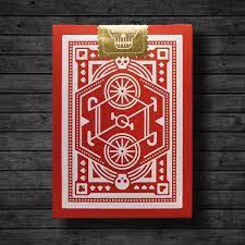 Dkng Red Wheel Playing Cards Dkng Playing Cards Cards Playing Cards Design