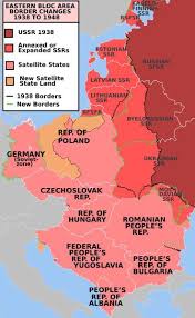 Eastern Bloc Map Cold War Europe Map World History