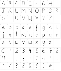 1.00 may 2, 2008, initial release characters : Ammys Handwriting Font Download