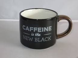 Target Threshold Caffeine Is The New Black Coffee Mug New Mugs Black Coffee Mug Black Coffee
