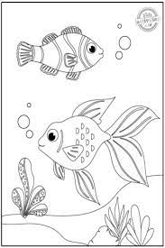 Free printable fish coloring pages. Fish Coloring Pages Free Printable For Kids