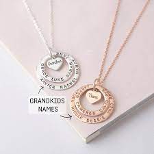 Nana Necklace Mother In Law Gift Grandmother Jewelry Etsy In 2021 Grandma Jewelry Gift Grandmother Jewelry Grandma Gifts