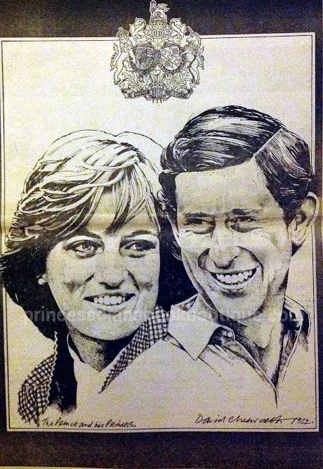 Prince Charles and Princess Diana royal wedding July 29 1981 at St Paul's Cathedral