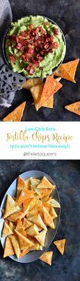 Foods high in carbohydrates (e.g., sugar, bread, pasta) are limited, and replaced with foods containing a higher percentage of fat and protein (e.g., meat, poultry, fish, shellfish, eggs, cheese, nuts, and seeds). Low Carb Keto Crispy Homemade Tortilla Chips Recipe