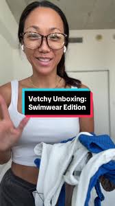 Unbox @VETCHY swimwear with me 🤩 like if you wanna see a try-on haul 🤎  #vetchy #swimwear #seimwearbrand #seimwearmodel