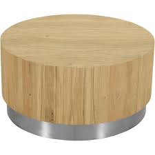 Round gear storage coffee table. Meridian Furniture Acacia Round Wooden Top Coffee Table With Chrome Metal Base 247 Ct