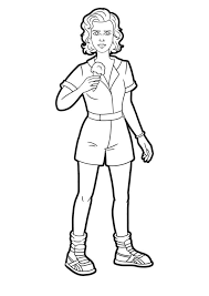 Characters drawing of stranger things coloring sheet free printable. Stranger Things Coloring Pages Free Printable Of All Characters