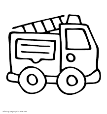 Maybe you would like to learn more about one of these? Very Easy Coloring Page Of Fire Truck Coloring Pages Printable Com