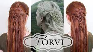 Obtain a blonde badass short hair long beard to make the hairstyle savage. Lagertha Vikings Warrior Ponytail How To Youtube