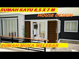 17 inspirasi denah rumah minimalis 3 kamar tidur. Ide Denah Rumah Kayu Minimalis 8 5 X 7 M Plano De Casa 8x7 Desain Rumah Papan Sederhana Rumah Murah Youtube Rumah Rumah Kayu Denah Rumah