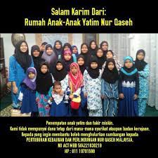 Pertubuhan rumah anak yatim / miskin daerah kuala langat (sg buaya) kampung sungai buaya, 42700 banting, kuala langat selangor tel : Rumah Anak Yatim Nur Qaseh Taman Melawati Info Facebook