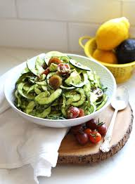 Here are a few different ways to make zucchini pasta: Cold Zucchini Pasta Salad Little Bits Of Real Food
