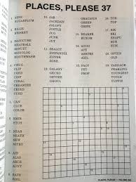 Printable puzzles, with answers, in pdf format. Penny Press Places Please Puzzles Penny Matrix