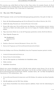 In excel ist der druck ohne rand etwas schwieriger als in word, da excel immer einen rand drucken will. 1 Visual Basic For Application Mit Excel Vba Pdf Free Download