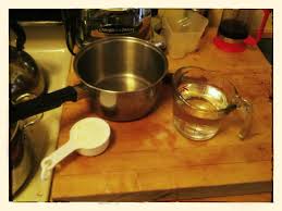 I put the cold water in a saucepan, then gradually whisk in the starch. Wheat Paste Recipe Mule Mother S Musings