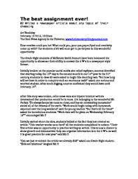 The structure for an article appearing in a magazine is similar to that of a journal article. Newspaper Article Format For Students Pdf