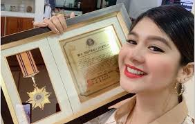 Filipina actress Kim Rodriguez receives Korea Entertainment Star Award