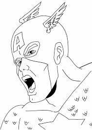 He is one of the super soldiers who are members of avenger who acts as the team leader. 67 Captain America Coloring Pages Coloring Pages