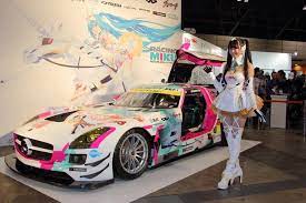 racing miku s new mercedes benz race car unveiled during winter wonfes sgcafe new mercedes race cars racing