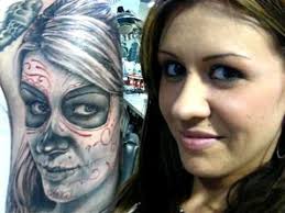 Dia de los muertos, or the day of the dead, is a mexican holiday that celebrates life in all of its cycles and planes, by remembering loved ones who have this praying virgin mary adorned in dia de los muertos makeup is strikingly beautiful. Dia De Los Muertos Tattoo By Stefano Youtube