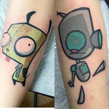 Maybe one day i will make it with trash. I Love Gir My Fresh Tattoos Done In Cheltenham Uk Invaderzim