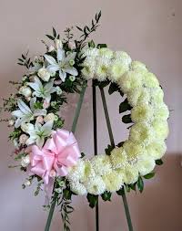 Maybe you would like to learn more about one of these? China Mum Pink And White Wreath In Downey Ca Chita S Floral Designs