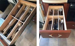 diy rv kitchen drawer organizers for