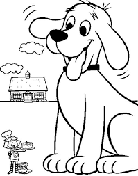 These free, printable summer coloring pages are a great activity the kids can do this summer when it. Emily Cooking A Cake For Clifford The Big Red Dog Coloring Page Coloring Sun Dog Coloring Page Puppy Coloring Pages Cute Coloring Pages