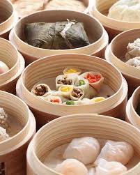 Yumcha Dim Sum In Bamboo Steamer Art Print By Bonchan In 2020 Dim Sum Eat Food