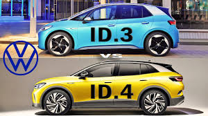 Compare in car entertainment system, driving comfort and visibility with similar cars. Volkswagen Id 4 Vs Id 3 Design Compare Electric Car Compare Youtube