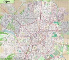 карта рима с достопримечательностями на русском языке для печати Large Detailed Map Of Dijon S Izobrazheniyami Karty Goroda Karta Gorod