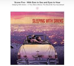 If You Were A Movie This Would Be Your Soundtrack Vinyl With Ears To See And Eyes To Hear By Sleeping With Sirens With Images Sleeping With Sirens Sirens Scene Kids