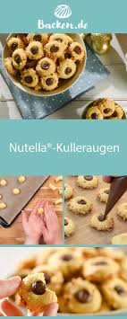 Nutella Kulleraugen Rezept Von Backen De Rezept Susse Platzchen Kekse Backen Rezept Platzchen Backen Weihnachten