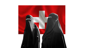 It is an enveloping outer covering that covers the body and the face worn by women in some islamic customs. In Swiss Referendum Narrow Majority Vote To Ban Face Coverings Burqas In Public Places The Swaddle