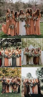 2019 Trending 28 Amazing Sunset Orange Wedding Color Ideas Emmalovesweddings Orange Bridesmaid Dresses Orange Wedding Colors Fall Bridesmaid Dresses