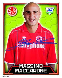 Massimo Maccarone Topps Football Stickers, | Premier League