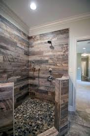 Explore unique illumination designs for your master bathroom. 47 Rustic Master Bathroom Walk In Shower Design Ideas To Copy Rustic Master Bathroom Bathroom Remodel Shower Rustic Bathroom Shower
