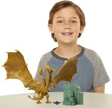 Aksiyon figürleri king kong medusa sailor moon evrim canavarlar ejderhalar. Amazon Com Godzilla King Of The Monsters 6 King Ghidorah Articulated Action Figure With Argo Jet Destructible City Toys Games
