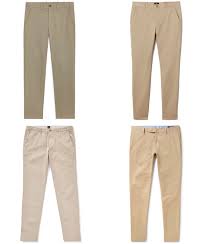 To me, that's so true. 6 Chino Colours Every Man Should Own Fashionbeans Com