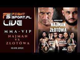 Pierwotnie starcie miało odbyć się 30 stycznia, ale dziś wiemy już, że data została zmieniona i gala odbędzie się dopiero w lutym. Mma Vip Najman Vs Taxi Zlotowa Live Lajw Komentarze Youtube