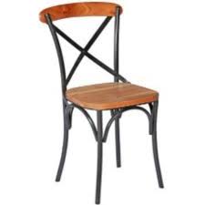 I love this space because his sleek designs seem more formal. Industrial Vintage Grey Black Iron Metal Solid Mango Wood Cross Back Dining Chair Buy Wrought Iron Dining Chairs Vintage Metal High Chair Cheap Metal Dining Chairs Product On Alibaba Com