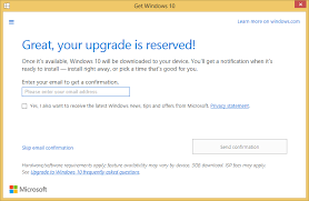 Register Reserve Windows 10 Free Upgrade Offer Tech Journey