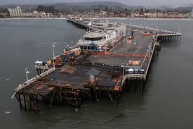 Santa Cruz Wharf collapse photos