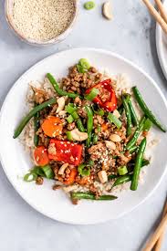 You can also try it with other vegetables, such as broccoli or peppers, just make sure to cut them into small pieces so that they cook quickly. 30 Minute Sesame Chicken Green Bean Stir Fry Ambitious Kitchen